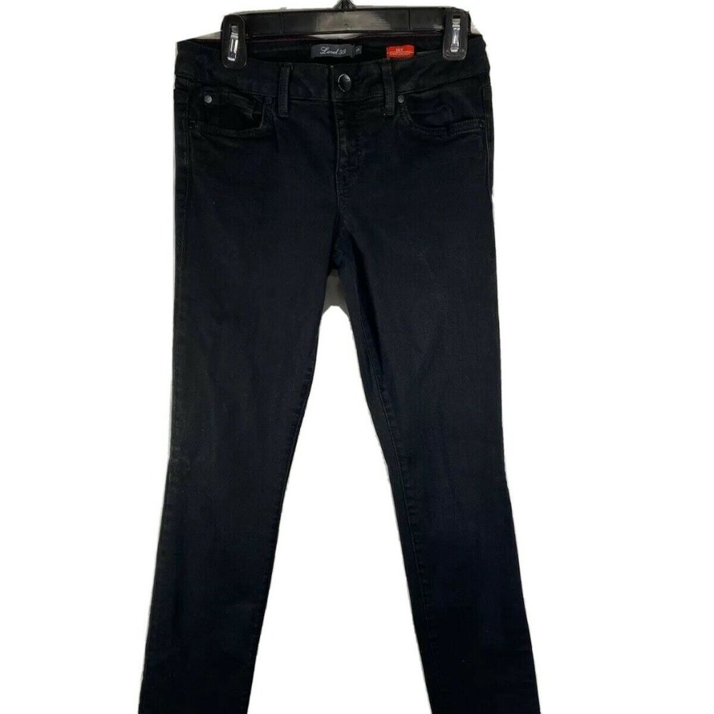 Level 99 Size 29 Lilly Skinny Straight BLACK Jeans